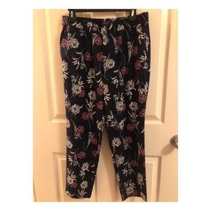 Floral print Ann Taylor pants